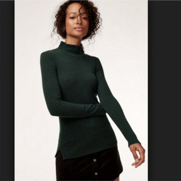 WILFRED Buswell Ribbed Mock Turtleneck - Picture 2 of 9
